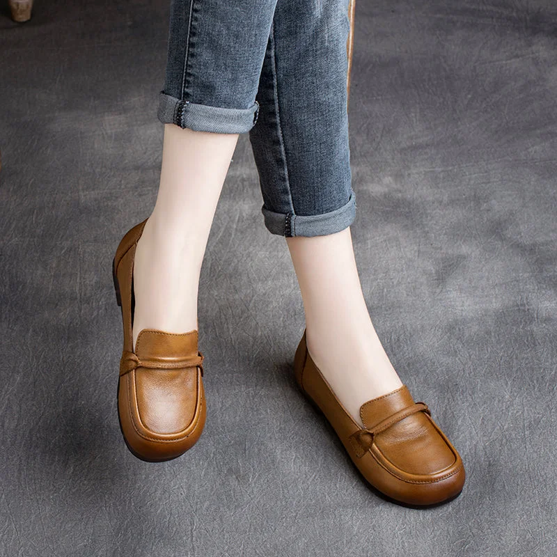 Women's Cashmere - Lined Loafers in Burgundy for Warmth in WinterWomen Summer Leather Retro Soft Casual Loafers Women's Cashmere - Lined Loafers in Burgundy for Warmth in WinterWomen Summer Leather Retro Soft Casual Loafers