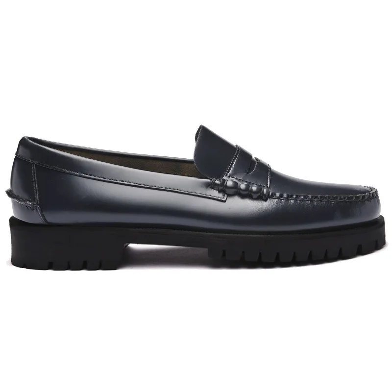 Slip - Resistant Women's Rubber - Sole Loafers in Navy for Wet ConditionsDan Lug Woman - Navy Blue Slip - Resistant Women's Rubber - Sole Loafers in Navy for Wet ConditionsDan Lug Woman - Navy Blue