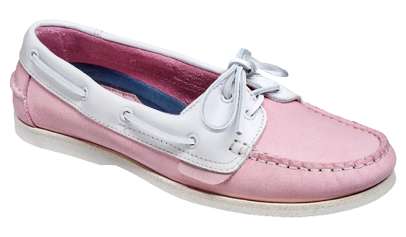 Slip - Resistant Women's Rubber - Sole Loafers in Navy for Wet ConditionsCleo - Pink Calf Slip - Resistant Women's Rubber - Sole Loafers in Navy for Wet ConditionsCleo - Pink Calf