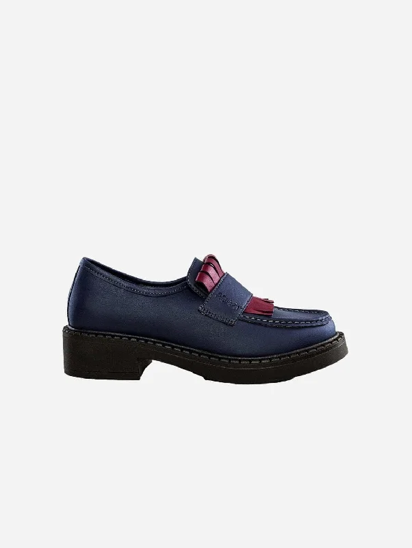 Women's Memory Foam Insole Loafers in Pink for Added ComfortDiane Women's 3 in 1 Corn Leather Vegan Loafers | Navy Blue Women's Memory Foam Insole Loafers in Pink for Added ComfortDiane Women's 3 in 1 Corn Leather Vegan Loafers | Navy Blue