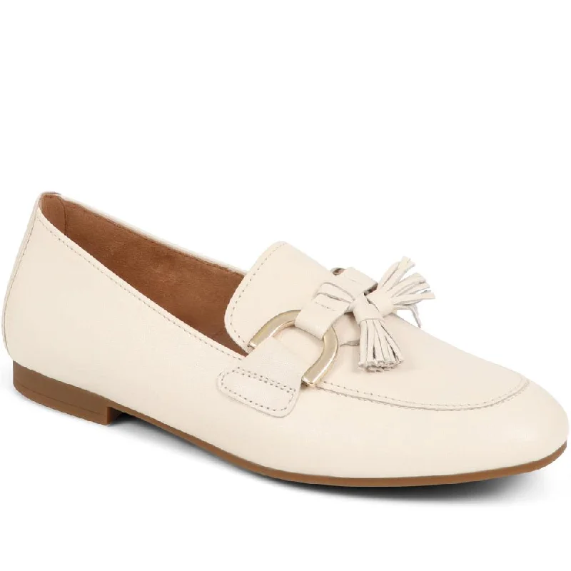 Shock - Absorbing Women's Loafers in Gray for Active LifestylesJack Leather Loafers - GAB37516 / 323 533
