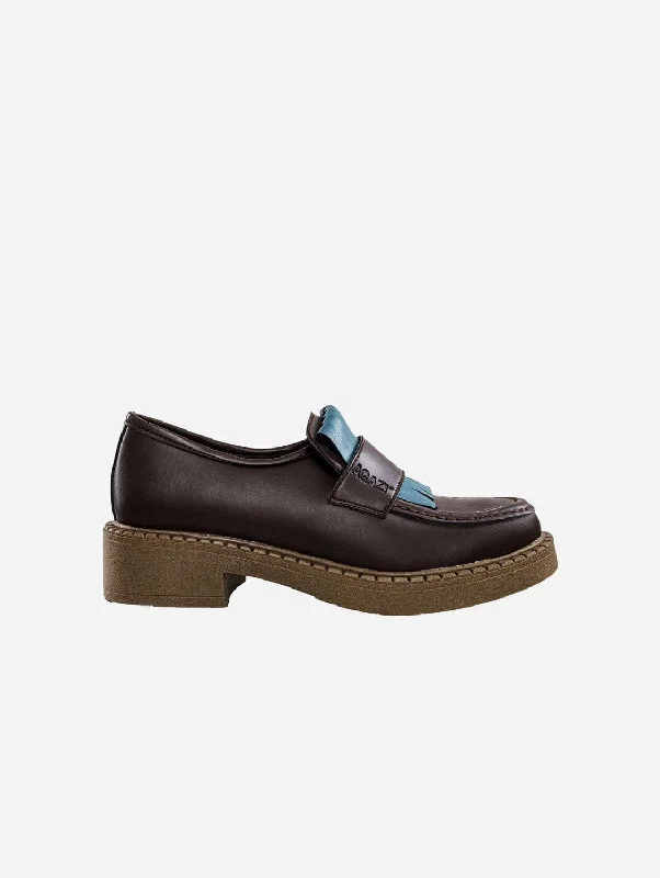 Plus Size Women's Wide - Fit Penny Loafers in Black for All - Day ComfortDiane Women's 3 in 1 Apple Leather Vegan Loafers | Chocolate & Dark Sole Plus Size Women's Wide - Fit Penny Loafers in Black for All - Day ComfortDiane Women's 3 in 1 Apple Leather Vegan Loafers | Chocolate & Dark Sole