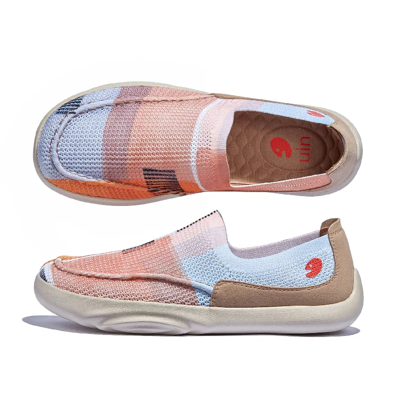 Women's Geometric - Patterned Loafers in Multicolor for a Fashion - Forward LookSunset at Sea Horizon Mojacar I Women Women's Geometric - Patterned Loafers in Multicolor for a Fashion - Forward LookSunset at Sea Horizon Mojacar I Women