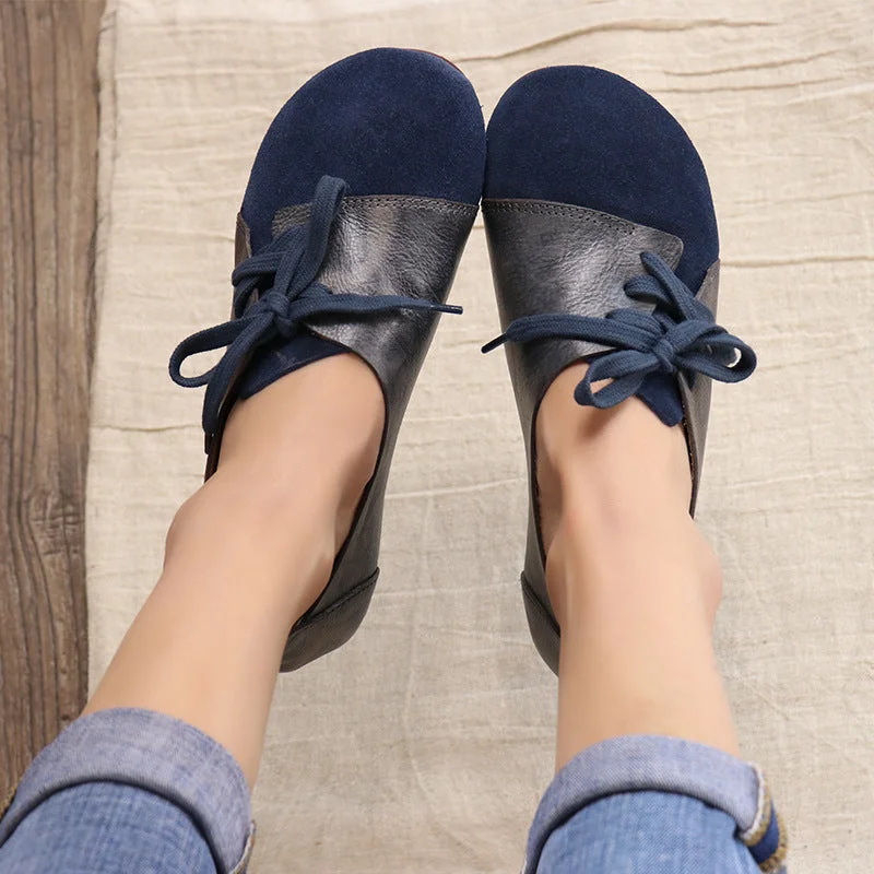 Elastic - Back Women's Loafers in Teal for Easy On - and - OffWomen Retro Leather Handmade Casual Loafers Elastic - Back Women's Loafers in Teal for Easy On - and - OffWomen Retro Leather Handmade Casual Loafers
