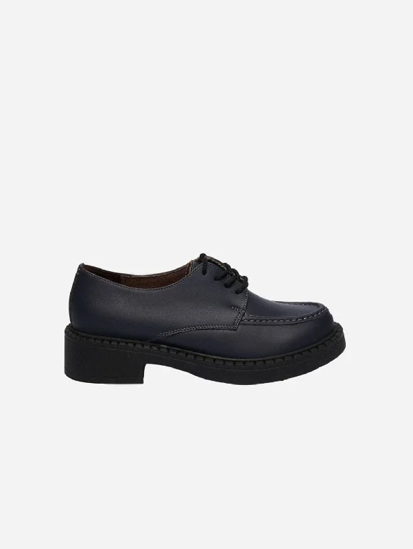Shock - Absorbing Women's Loafers in Gray for Active LifestylesHelen Women's Corn Leather Vegan Loafers | Navy Blue Shock - Absorbing Women's Loafers in Gray for Active LifestylesHelen Women's Corn Leather Vegan Loafers | Navy Blue