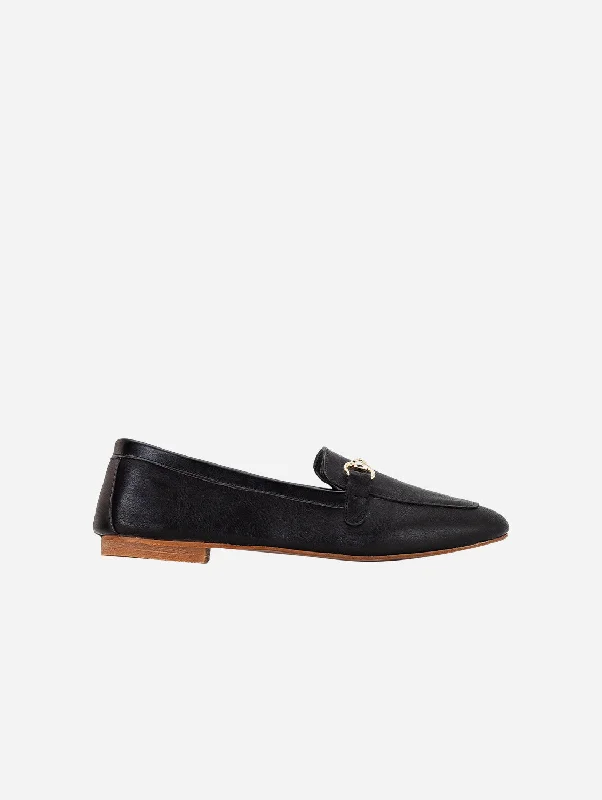 Women's Memory Foam Insole Loafers in Pink for Added ComfortOlly Vegan Leather Horsebit Loafers | Black