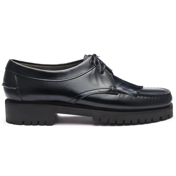 Women's Geometric - Patterned Loafers in Multicolor for a Fashion - Forward LookJames Fringe Lug Woman - Black