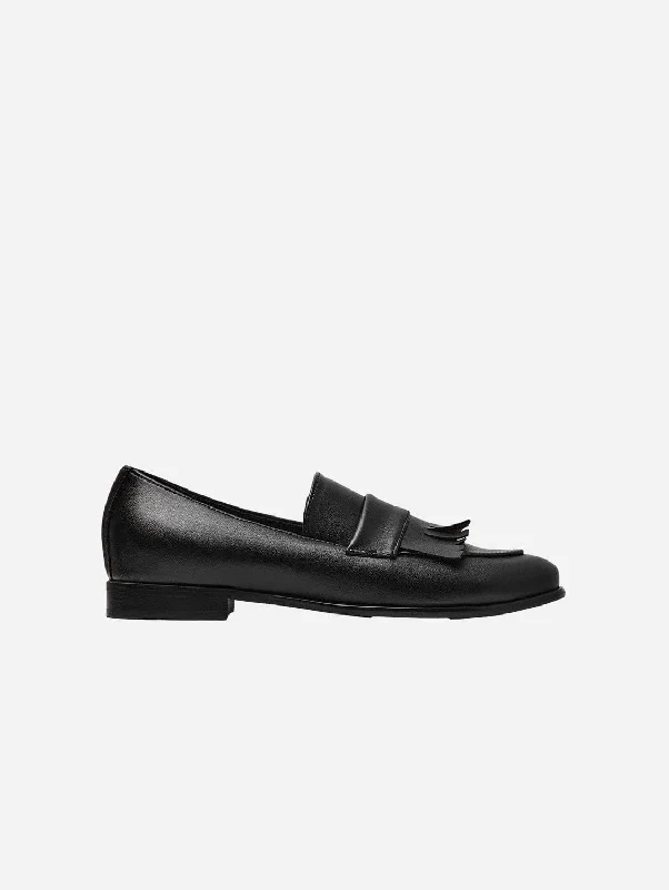 Women's Tassel - Trimmed Loafers with a Low Heel in Olive Green for a Trendy TwistPenny Women's Grape Vegan Leather | Loafers Women's Tassel - Trimmed Loafers with a Low Heel in Olive Green for a Trendy TwistPenny Women's Grape Vegan Leather | Loafers
