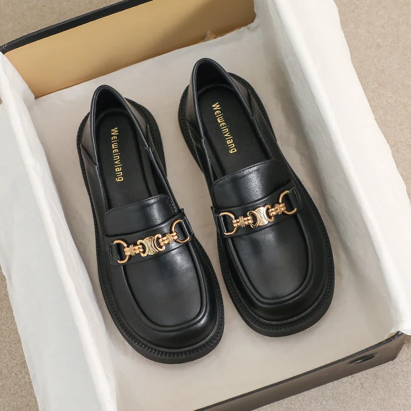 Women's Geometric - Patterned Loafers in Multicolor for a Fashion - Forward LookWomen Retro Casual Soft Microfiber Leather Loafers Women's Geometric - Patterned Loafers in Multicolor for a Fashion - Forward LookWomen Retro Casual Soft Microfiber Leather Loafers