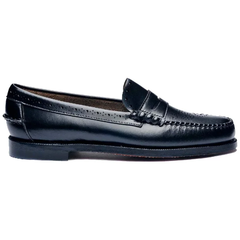Women's Tassel - Trimmed Loafers with a Low Heel in Olive Green for a Trendy TwistDan Perf Woman - Black