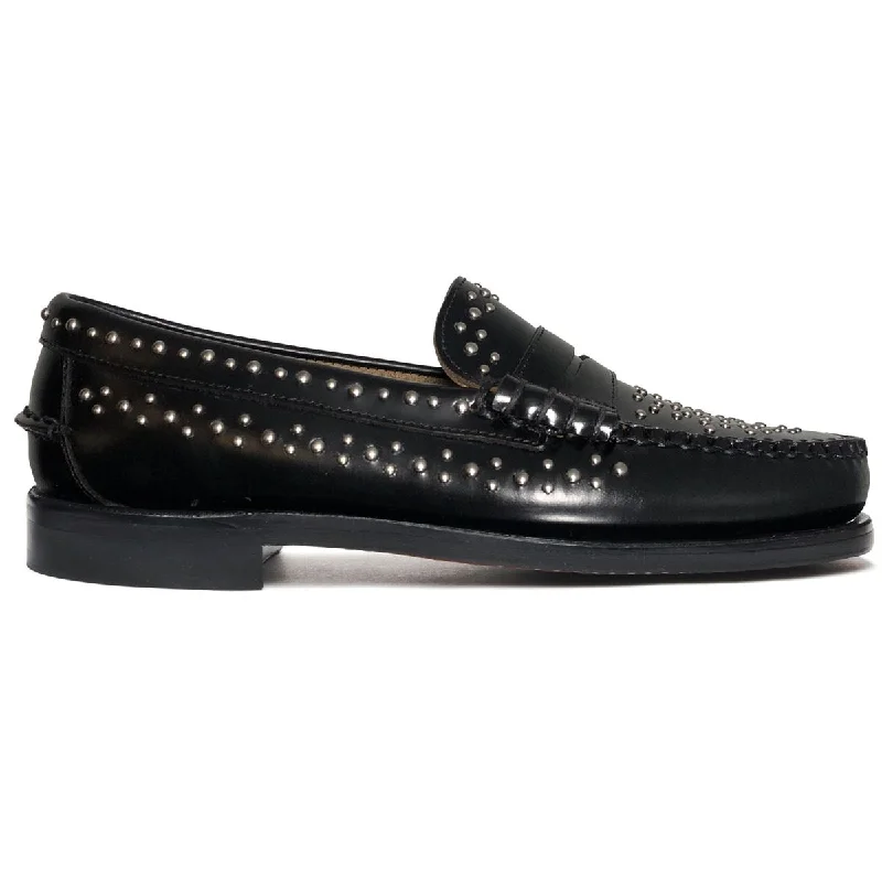 Women's Cashmere - Lined Loafers in Burgundy for Warmth in WinterDan Studs Woman - Black Women's Cashmere - Lined Loafers in Burgundy for Warmth in WinterDan Studs Woman - Black