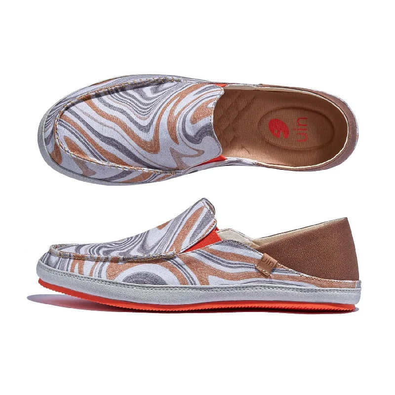 Women's Cashmere - Lined Loafers in Burgundy for Warmth in WinterWatercolor Terraces Formentera II Women Women's Cashmere - Lined Loafers in Burgundy for Warmth in WinterWatercolor Terraces Formentera II Women