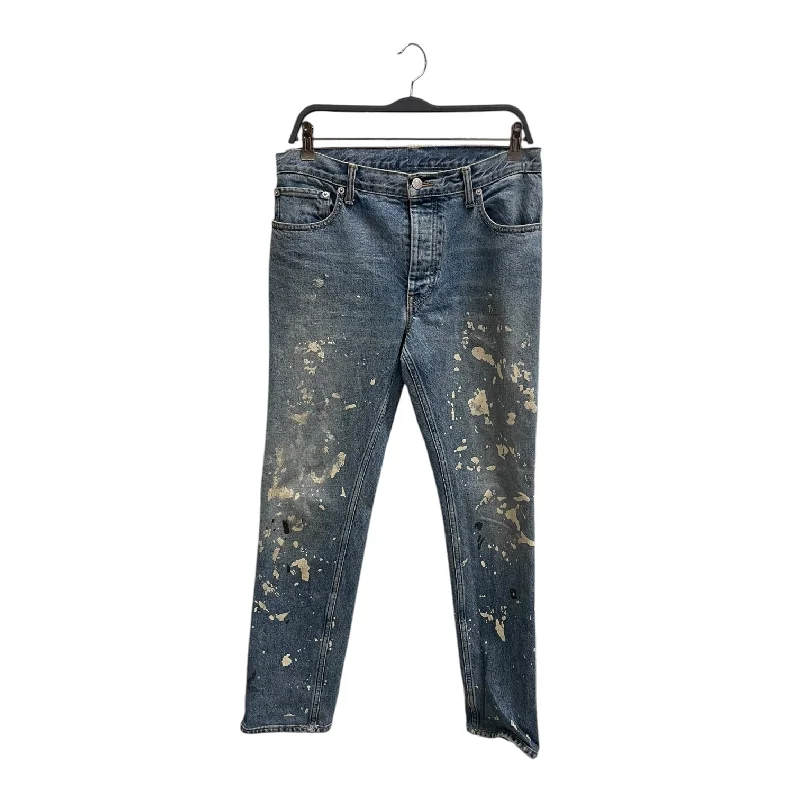 Helmut Lang/Pants/27/Denim/BLU/paINT SPLATTER