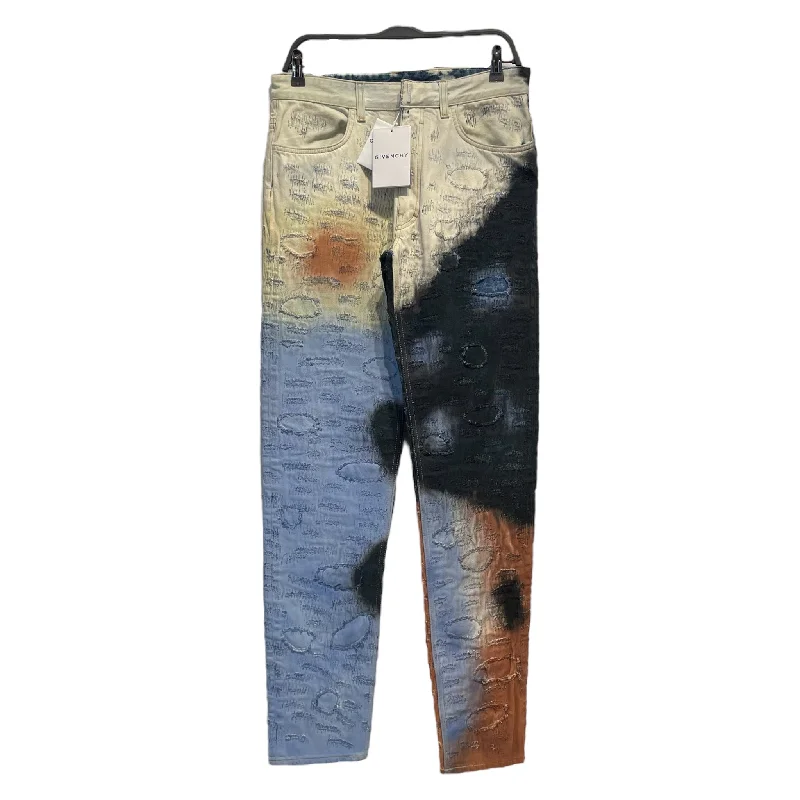 GIVENCHY/Skinny Pants/31/Denim/MLT/All Over Print/