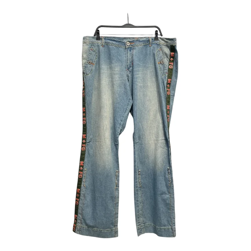 MARITHE FRANCOIS GIRBAUD/Pants/38/Denim/IDG/M+FG/GRN/ORG