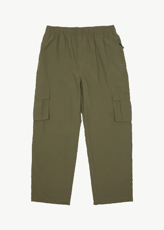 AFENDS Mens Badlands - Cargo Pants - Military