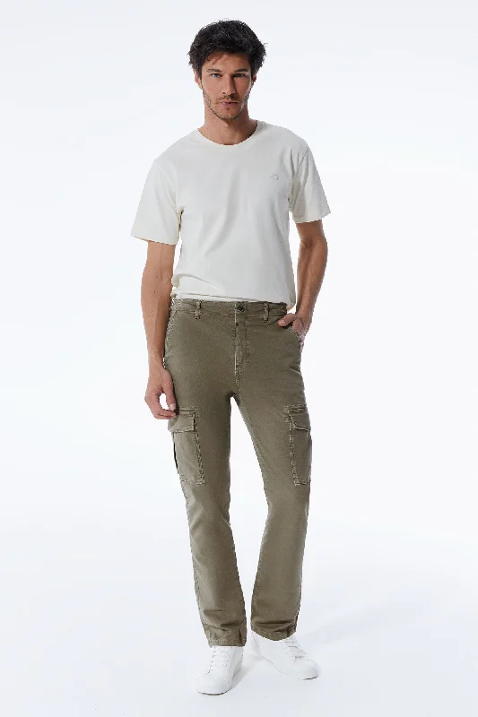 Henk Cargo Pants Dark Green