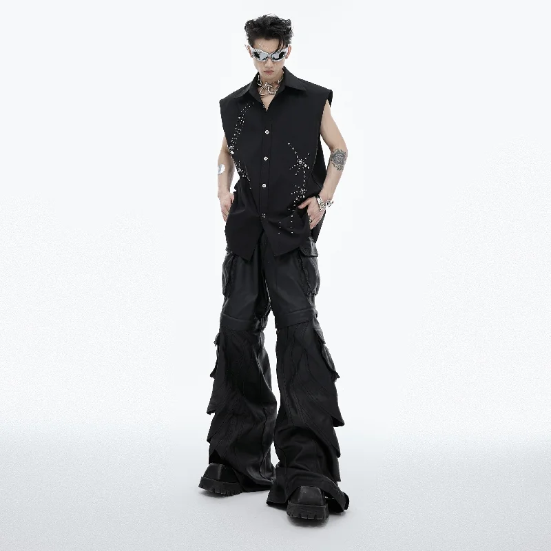 Designer Bootcut Cargo Pants