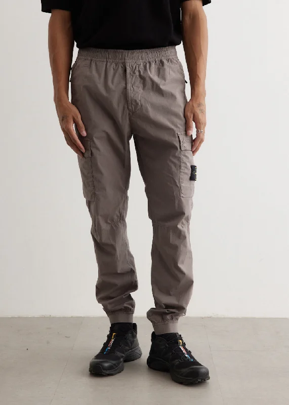 Elasticated Regular Fit Tapered Cargo Pants