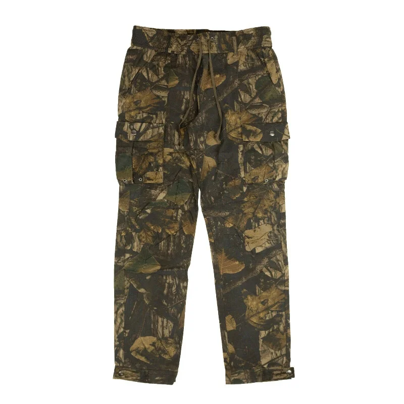 Green And Brown Panorama Camo Cargo Pants