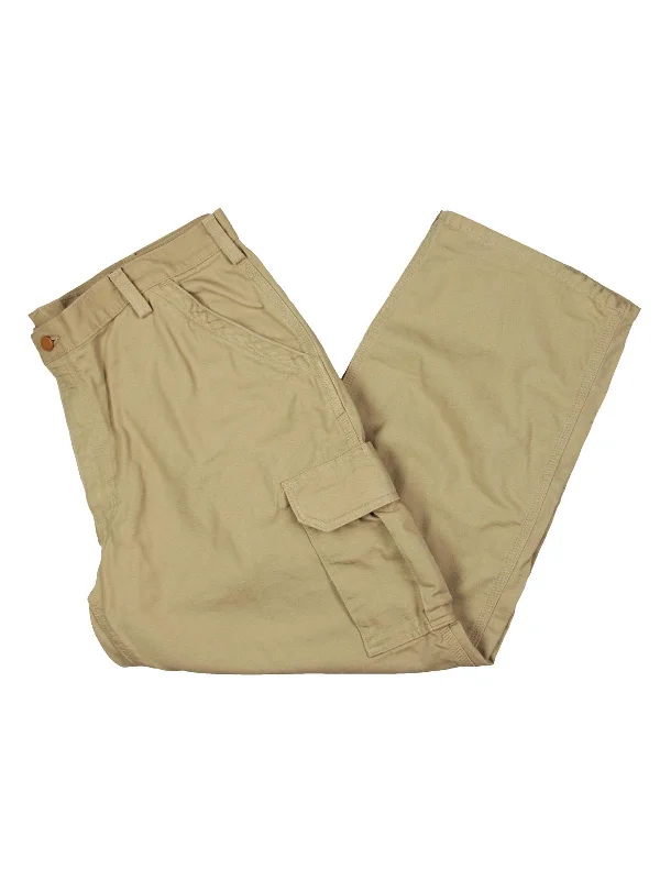 Mens Canvas Flame-Resistant Cargo Pants