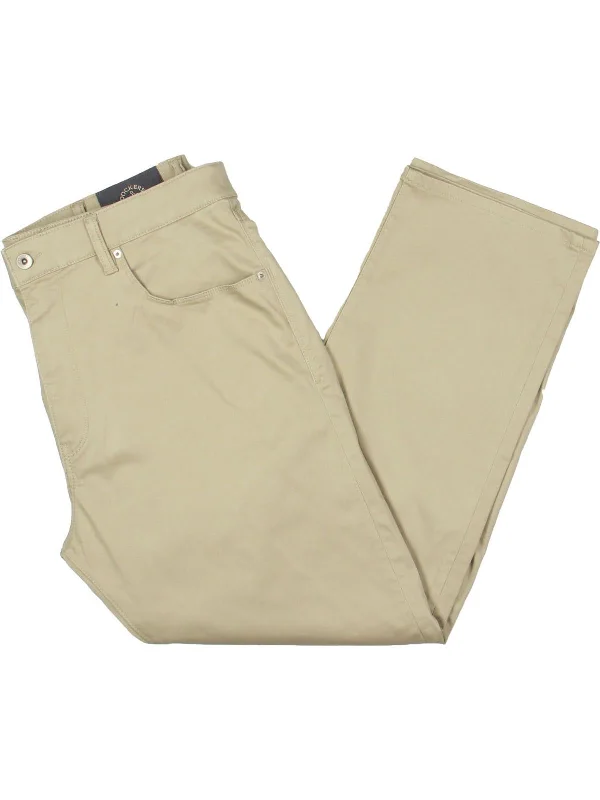 Mens Straight Jean Cut Khaki Pants