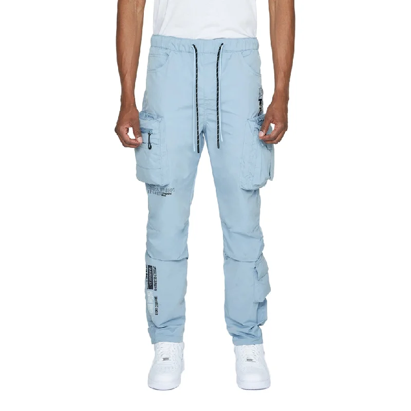 Windbreaker Utility Pants - Pale Blue