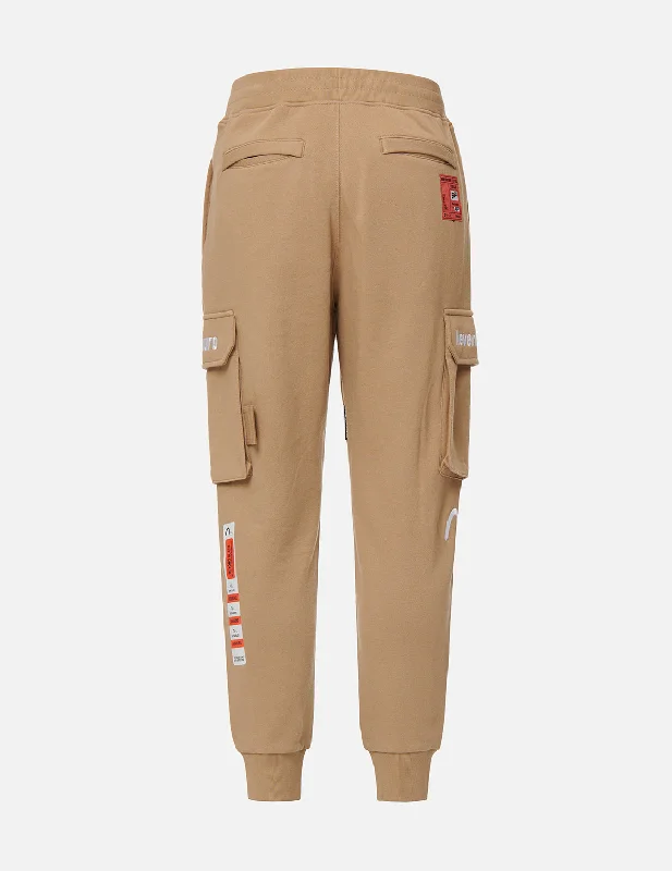 Woven Label Cargo Sweatpants