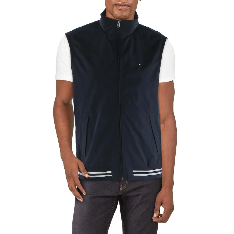 Mens Lightweight Sleeveless Bomber Jacket