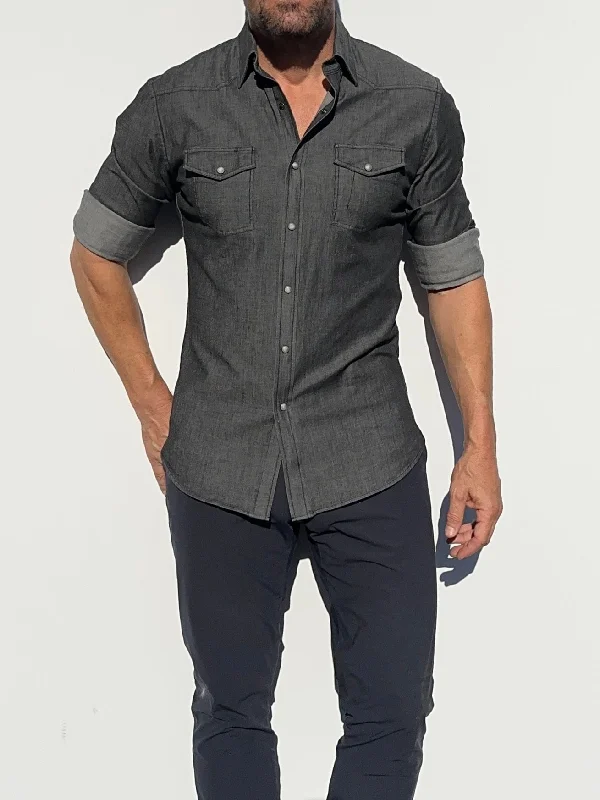 Small Batch: Small Batch #292 Charcoal Denim Western