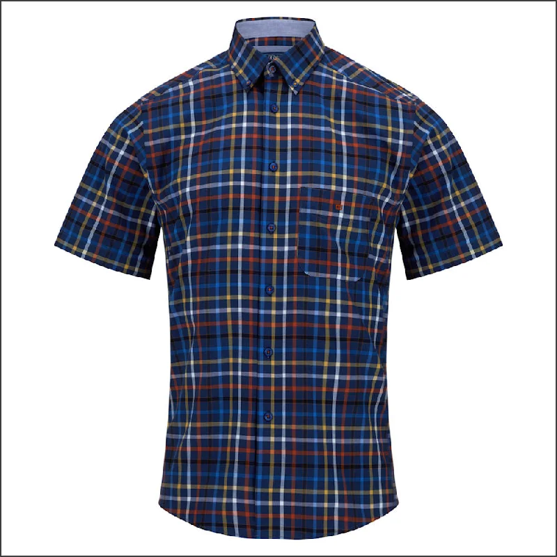 Dg's Blue Multi Check SS Shirt-