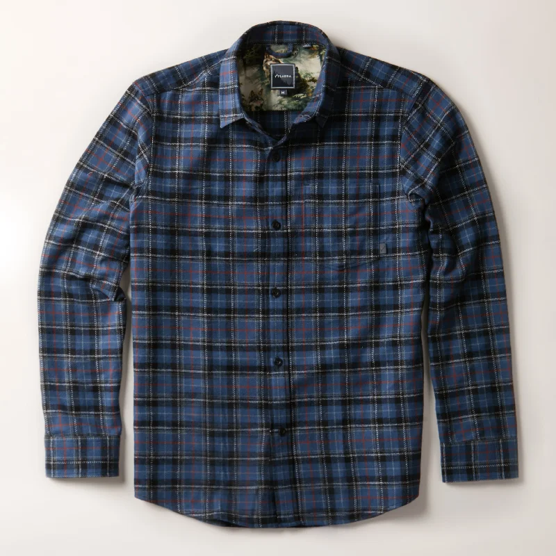 Men's Every Day Elite Flannel Shirt- Bellevue Blue