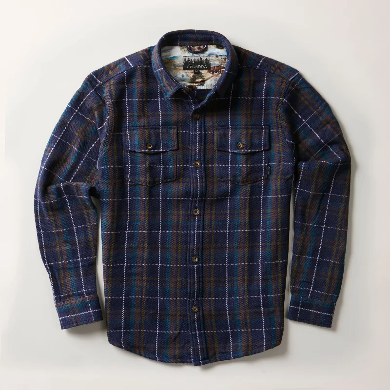 Men's Fireside Flannel - Acadia Blue