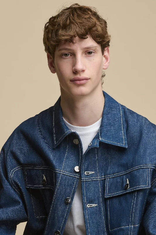 Men's Joe Denim Jacket - Blue