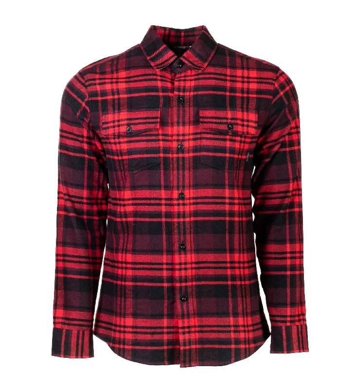 Men's Leon Workhorse Flannel - Western Red