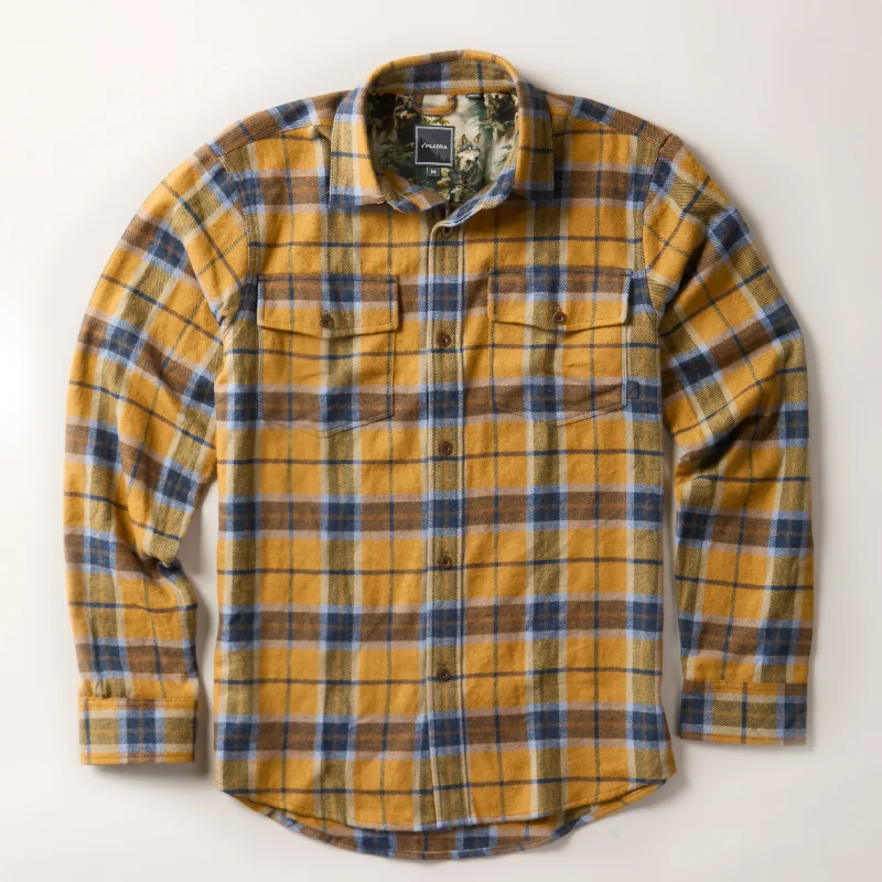 Men's Workhorse Elite Flannel Shirt- Easton Gold