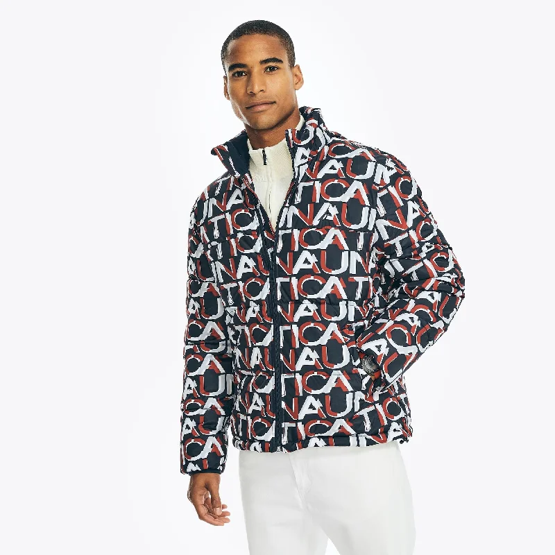 Nautica Mens Sustainably Crafted Tempasphere Bomber Jacket