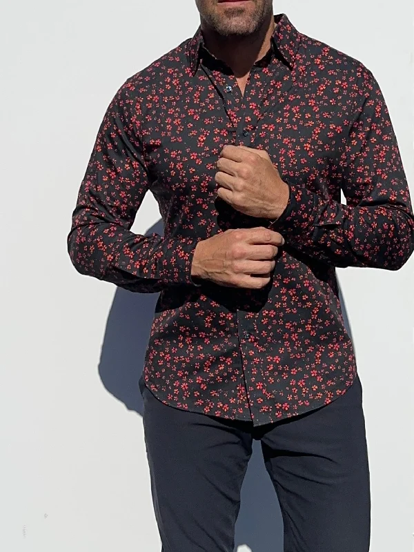 Floral Print Party Shirt- Small Batch Series