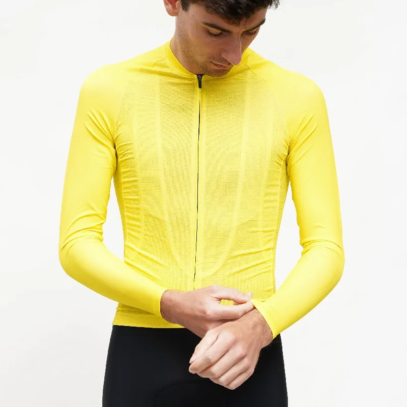 Aero Long Sleeve Jersey - Yellow