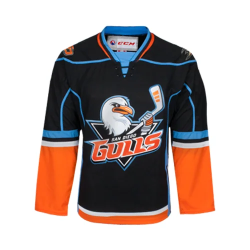 San Diego Gulls Authentic Black Jersey