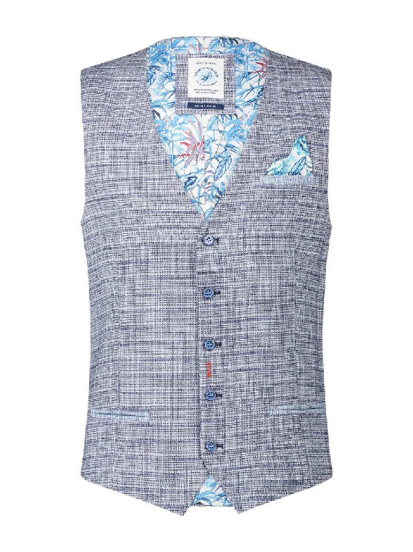 A Fish Named Fred - Waistcoat - Structure - Blue