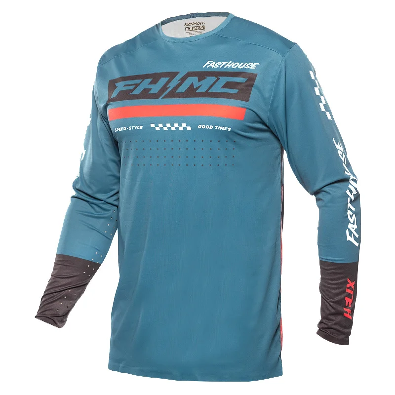 Helix Podium Jersey - Red/Black/Teal