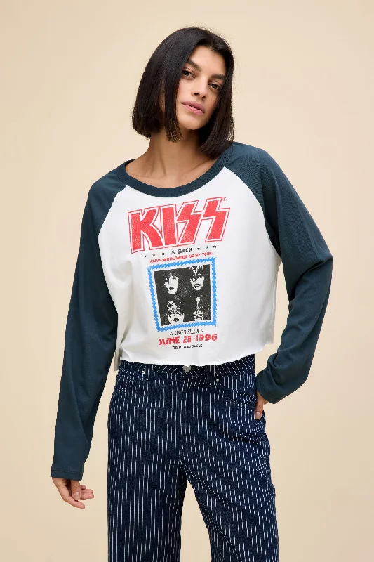 Kiss Tiger Stadium Raglan Long Sleeve