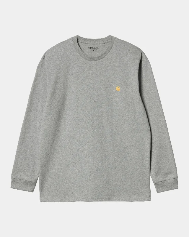 Chase Long Sleeve T-Shirt | Grey Heather