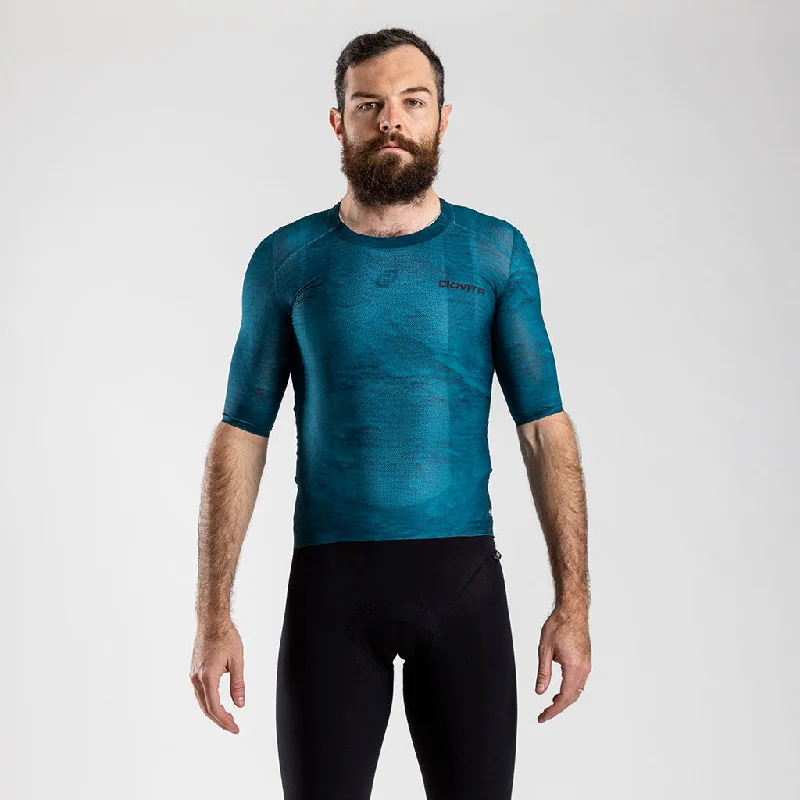 Men's Aeolis Zipperless Pro Fit Jersey (Petroleum)