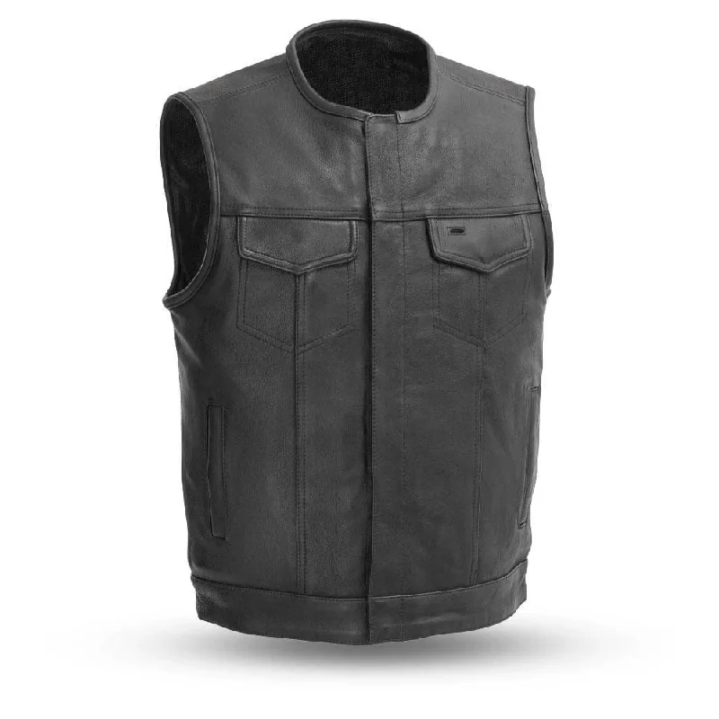 No Rival Leather Club Vest