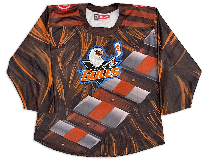 San Diego Gulls 22-23 Authentic Star Wars Chewbacca Jersey