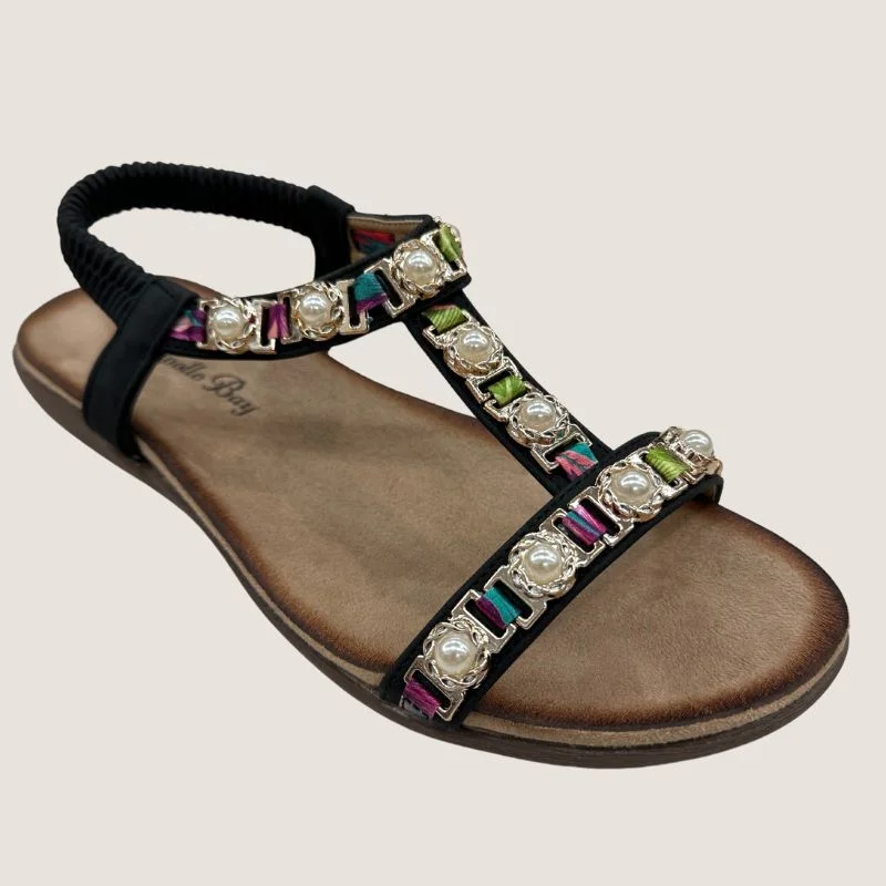 Women's Flat Slide Sandals with a Memory Foam Insole in White for All - Day ComfortApollo Bay Lilith Sandal Women's Flat Slide Sandals with a Memory Foam Insole in White for All - Day ComfortApollo Bay Lilith Sandal
