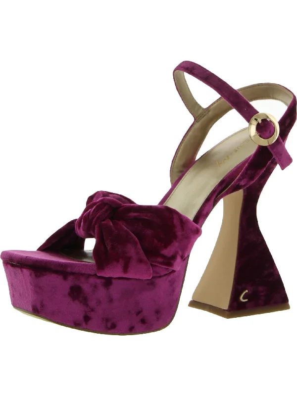 Child - Friendly Women's Sandals with a Secure Buckle in Purple for Moms on the GoChild - Friendly Women's Sandals with a Secure Buckle in Purple for Moms on the GoAudrea Womens Ankle Strap Platform Sandals