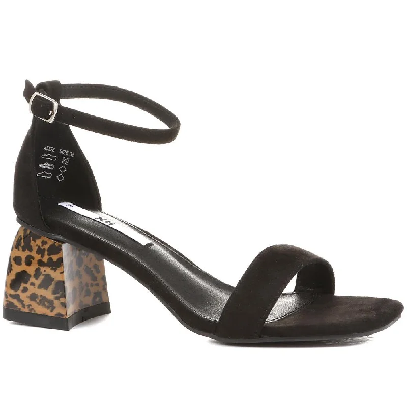 Adjustable Strap Women's Sandals with a Padded Heel in Pink for a Custom FitBlock Heel Sandals - XTI35515 / 322 165 Adjustable Strap Women's Sandals with a Padded Heel in Pink for a Custom FitBlock Heel Sandals - XTI35515 / 322 165